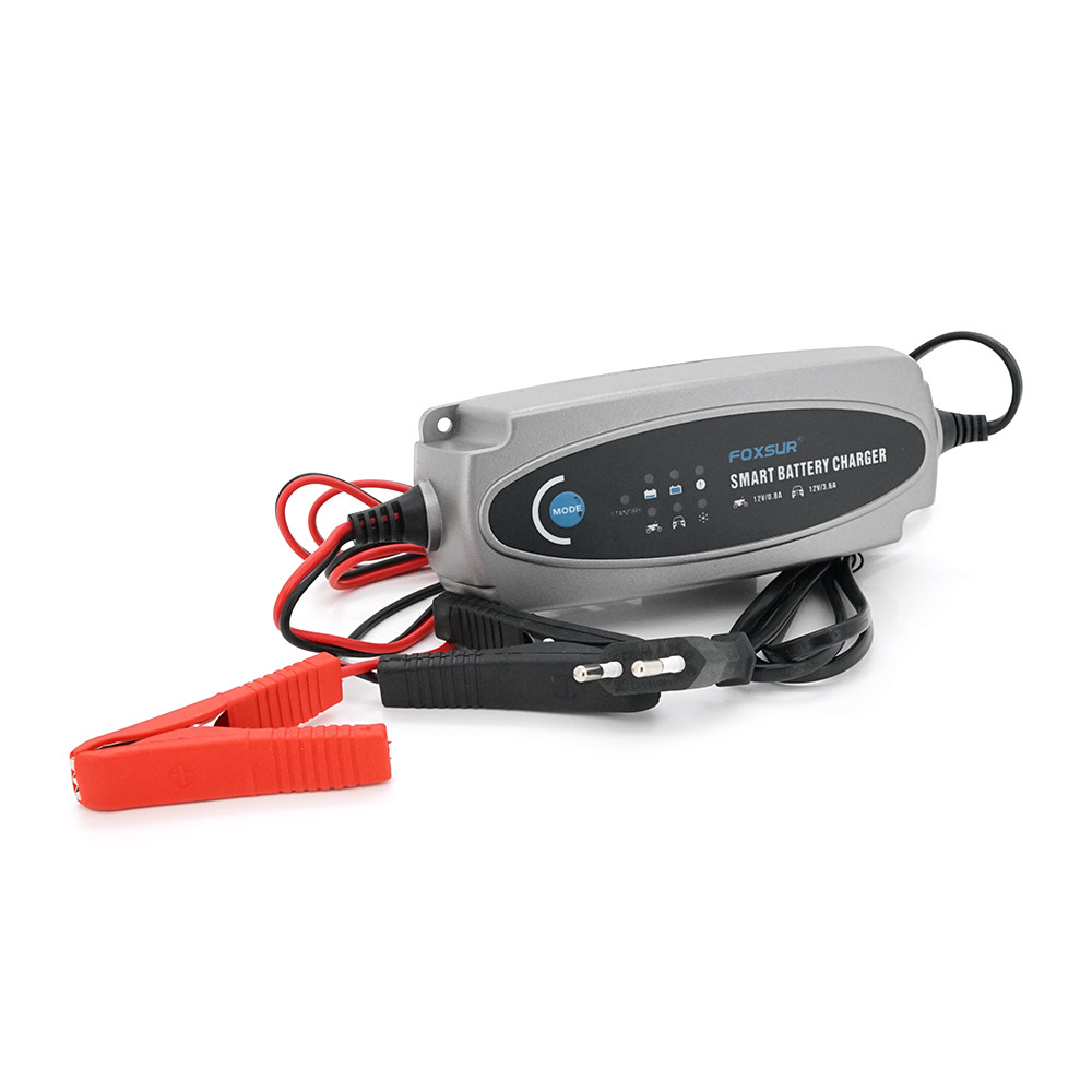 Автоматичні ЗП 3 в 1 для акумулятора 6 V (2-20 Ah) / 12 V (24-100 Ah) (MF, WET, AGM, GEL), FOXSUR FBC1236,