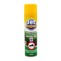 Аерозоль Jet Super 150 мл від комарів Universal 4ч желтый
