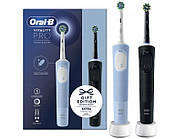 Набір електричних зубних щіток Braun Oral-B Vitality D103 Pro Family Pack Blue + Black, фото 9