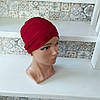 Чалма, хіджаб, шапка для алопеції (онко) ADEL 2*-т/червона, фото 5