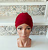 Чалма, хіджаб, шапка для алопеції (онко) ADEL 2*-т/червона, фото 3