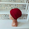 Чалма, хіджаб, шапка для алопеції (онко) ADEL 2*-т/червона, фото 2
