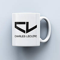 Чашка с логотипом Шарля Леклера 330 мл