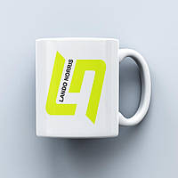 Чашка с логотипом Ландо Норриса 330 мл