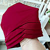 Чалма, хіджаб, шапка для алопеції(онко) ADEL 3* - бордова, фото 5