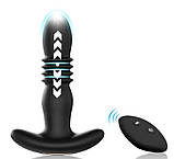 Телескопічна анальна пробка якір 10 режимів вібрації з пультом дистанційного керування, фото 2