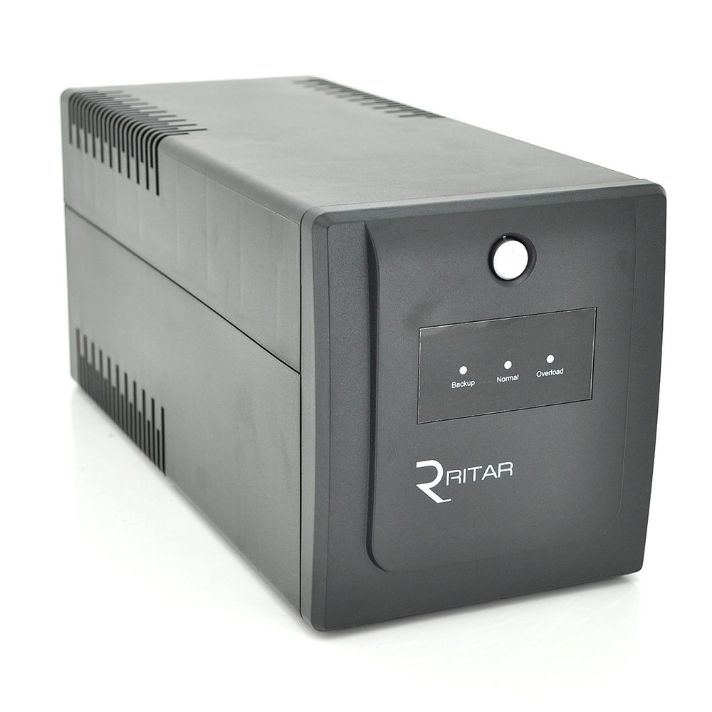 ДБЖ Ritar RTP1200 (720W) Proxima-L, LED, AVR, 3st, 4xSCHUKO socket, 2x12V7Ah, plastik Case ( 340 x 140 x 160 )