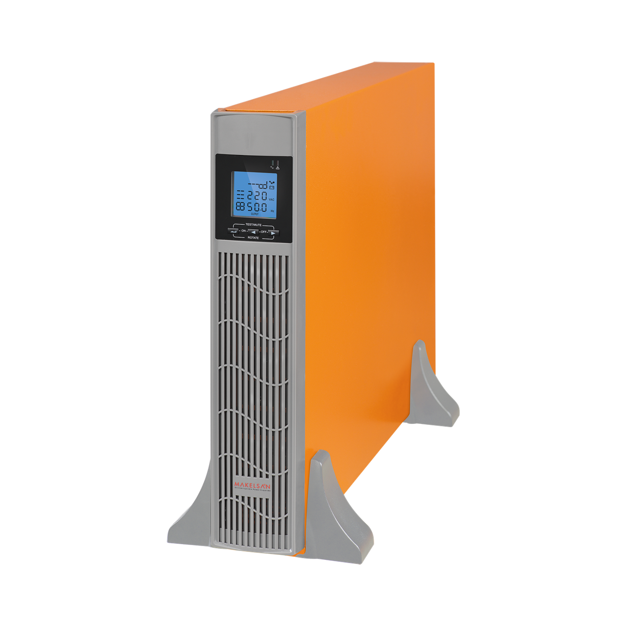 ДБЖ з правильною синусоїдою ONLINE MAKELSAN PowerPack Se-RT-3kVA-LCD, 3000VA (2700Вт), 72В, Вбудована батарея