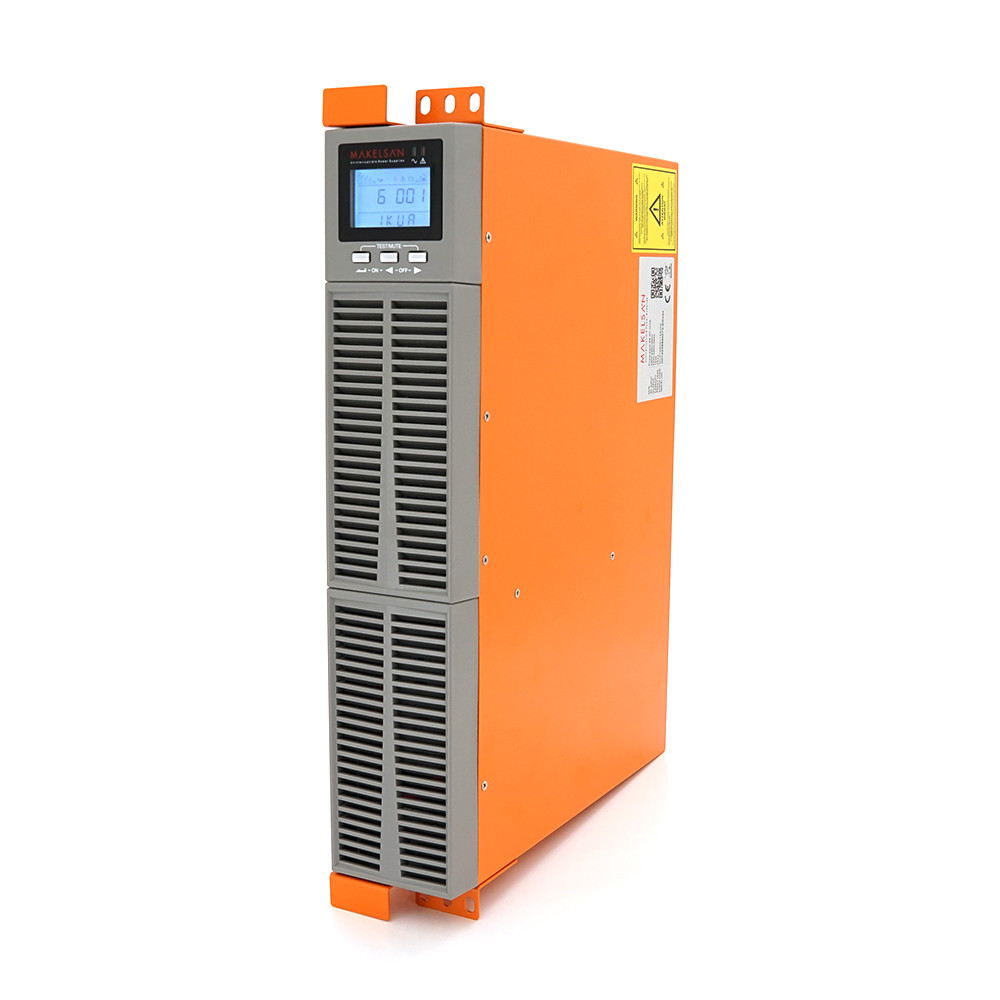 ДБЖ з правильною синусоїдою ONLINE MAKELSAN PowerPack Se-RT-1kVA-LCD, 1000VA (900Вт), 24В, Вбудована батарея