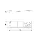 Ручка для змішувача Qtap Vlasta QTVLA9928102B Chrome/Black, фото 3