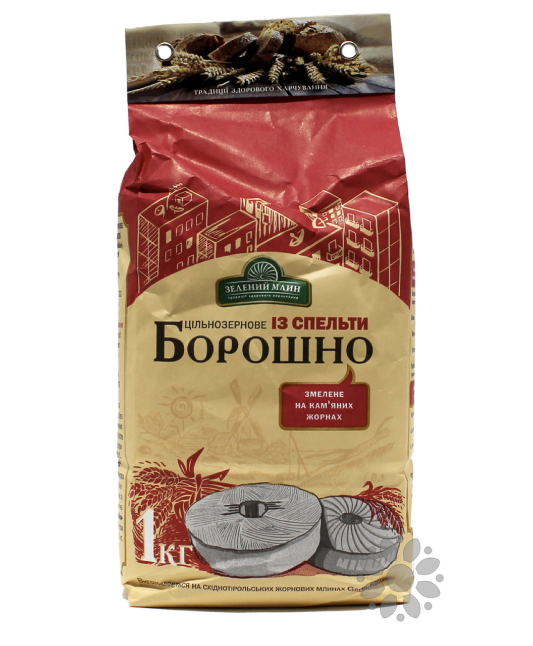 Борошно спельти (полби) жорнове "Зелений Млин", 1 кг