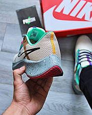 Чоловічі кросівки Nike Air Zoom Pegasus 38 Running Club Beige Smoke Grey Green DO2337-100, фото 6