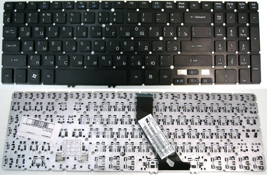 Клавіатура Acer NSK-R3KBW0R NSK-R37SQ