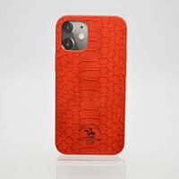 Чехол накладка Polo Knight Leather Case для iPhone 12 Mini 5.4" Garnet