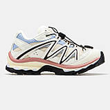 Жіночі кросівки Salomon XT-Quest Beige Pink Blue Black, шкіряні кросівки саломон хт квест, фото 3