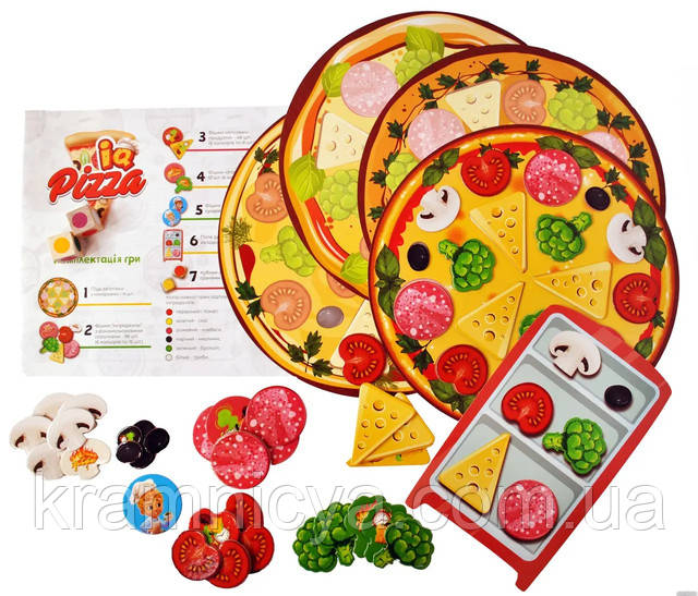 Настільна розважальна гра IQ Pizza (укр.), Danko Toys (G-IP-01U)