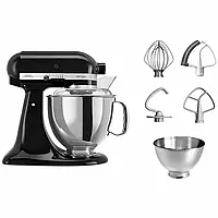 Кухонный комбайн KitchenAid Artisan 4,8 л 5KSM175PSEOB с откидным блоком черный