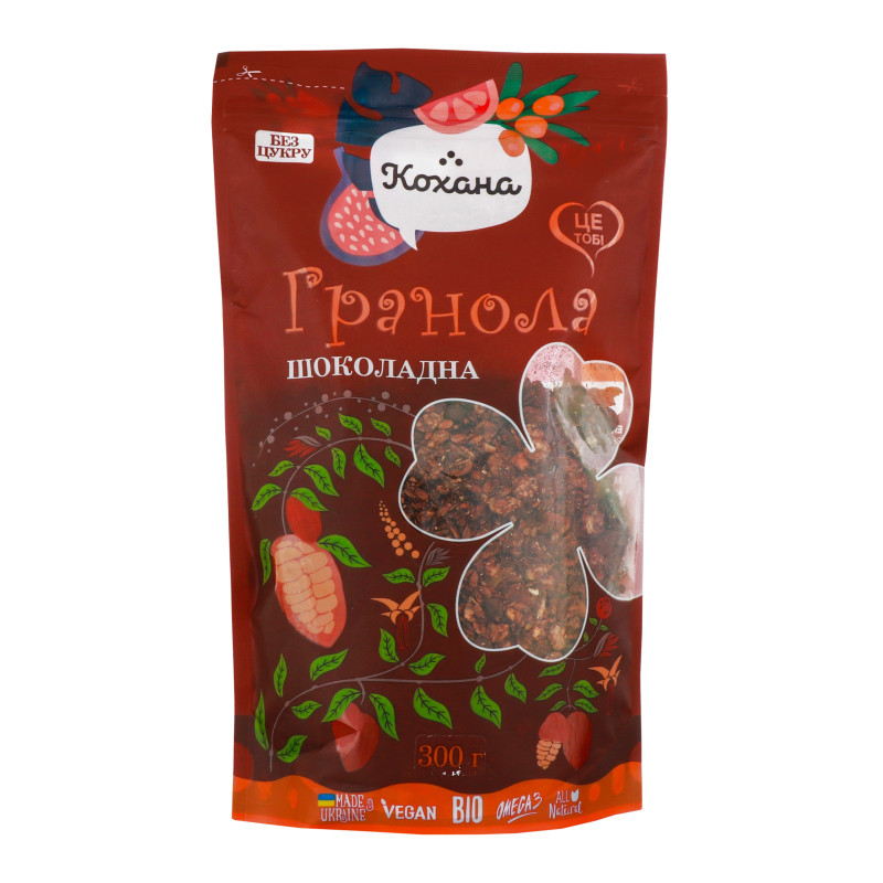 Гранола Шоколадна, 300 г, Кохана