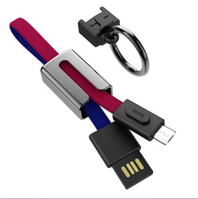 Кабель Hoco U36 USB-micro USB 0.2m Red-Black