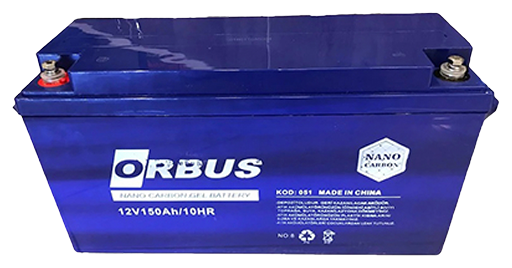 Акумуляторна батарея ORBUS CG12150 GEL 12 V 150 Ah (485 x 172 x 240) Black Q1/34