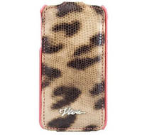 Чехол-флип Viva LUJO Leopardo LEO для iPhone 4/4S Ivory [IP4FC2-LEOIVY]