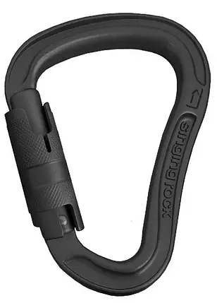 Карабин Singing Rock Bora Triple Lock (Black), фото 1