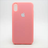 Чехол накладка New Silicon Сase для iPhone XR Pink