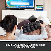 Клавіатура Logitech Touch K400 Plus UA Black (920-007145), фото 4