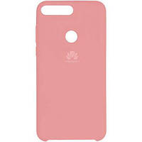Чехол накладка Silicon Case для Huawei Honor 7x Pink (Розовый)