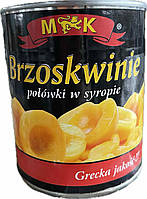 Персик МК Broskwinie половинки ж\б 820г\470г (12шт\ящ)