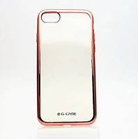 Чехол накладка G-Case Plating Shiny Crystal для iPhone 7/iPhone 8/iPhone SE 2020 Pink