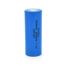 Батарейка літієва PKCELL ER18505, 3.6V 4000mah, 4 штуки shrink цена за shrink