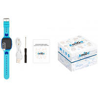 Смарт часы детские GPS AmiGo GO001 IP67 Blue