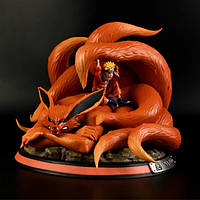 Аниме фигурка Naruto, Наруто Uzumaki Naruto Kurama, Узумаки Наруто и Девятихвостый, 20 см (NAR 0059)