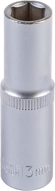 Насадка торцева 6-гранна подовжена MASTERTOOL 1/2" 13 мм CRV 78-0513