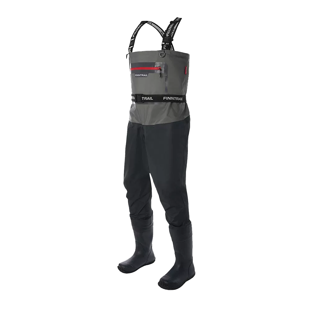 ВЕЙДЕРСИ З ГУМОВИМИ ЧОБОТАМИ ДИТЯЧІ FINNTRAIL AIRMAN KIDS КОЛІР GREY, фото 1