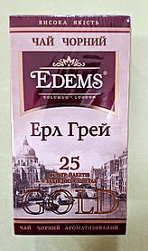 Чай Edems Ерл Грей 25 пакетів чорний