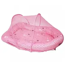Дитяче ліжечко Portable Baby Bed з москітною сіткою, Кокон для новонародженого, фото 2