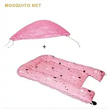 Дитяче ліжечко Portable Baby Bed з москітною сіткою, Кокон для новонародженого, фото 3