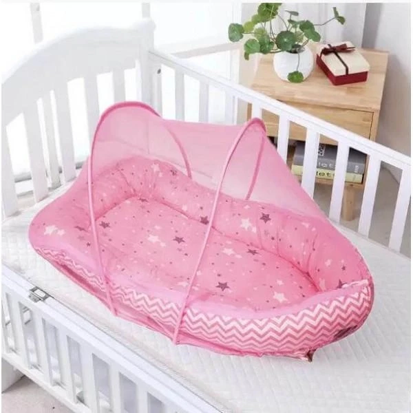 Дитяче ліжечко Portable Baby Bed з москітною сіткою, Кокон для новонародженого