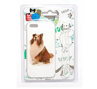 Чехол накладка Protective dogs case для iPhone 5/5S Колли