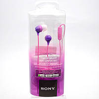 Наушники с микрофоном Sony MDR-EX15AP Violet