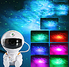 Ночник-проектор с эффектом звездного неба "Астронавт" с пультом, 8 режимов, фото 7