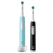 Набір електричних зубних щіток Braun Oral-B Pro Series 1 Black+Blue, фото 3