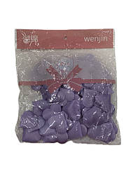 Різнобарвні маленькі фіолетові серця для прикрашання на свята!