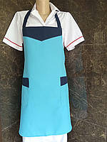 Фартух габардиновий з оздобленням