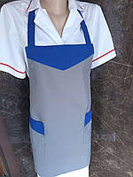 Фартух габардиновий з оздобленням