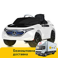 Электромобиль Mercedes Benz детский (2 мотора 45W, 12V9AH, музыка, свет, 2,4G) Bambi M 5107EBLR-1 Белый