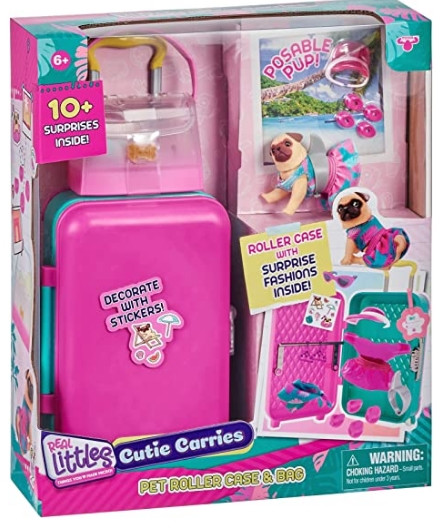 Ігровий набір для дівчаток Чохол та сумка на роликах Real Littles S5 Cutie Carries для домашніх тварин Moose