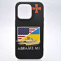Чехол с патриотическим принтом (рисунком) TPU Epic Case для iPhone 14 Pro (Abrams 1)